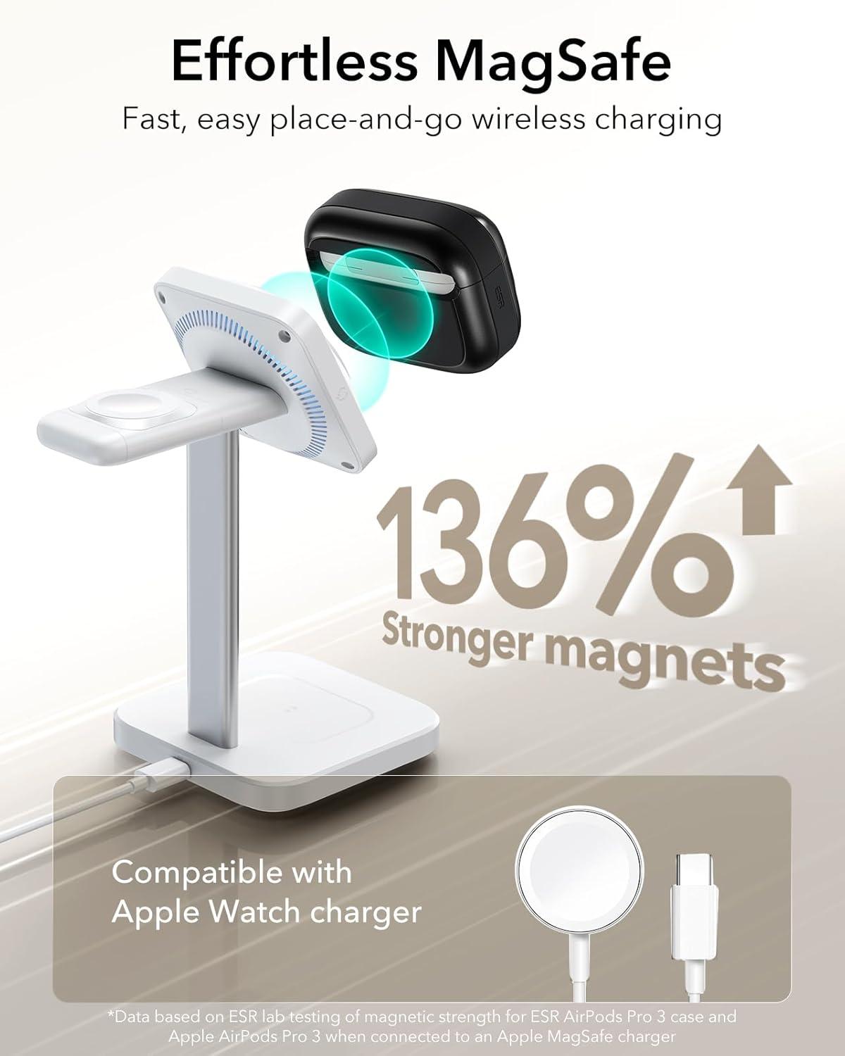 imageESR for AirPods Pro 3 Case 2025 Compatible with AirPods Pro 3 USBC Cable MagSafe Ready Magnetic Lid Lock Full Drop Protection Cover with Lanyard BlackBlack