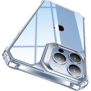 ESR for iPhone 14/iPhone 13 Case, Military-Grade Protection with Shock-Absorbing Corners, Scratch-Resistant and Anti-Yellowing Acrylic Back, Slim Protective Phone Case, Air-Armor Series, Clear | Shockproof, Air-Guard Corners, Shock-Absorbing, Yellowing-Resistant, Acrylic Back(B-Clear)
