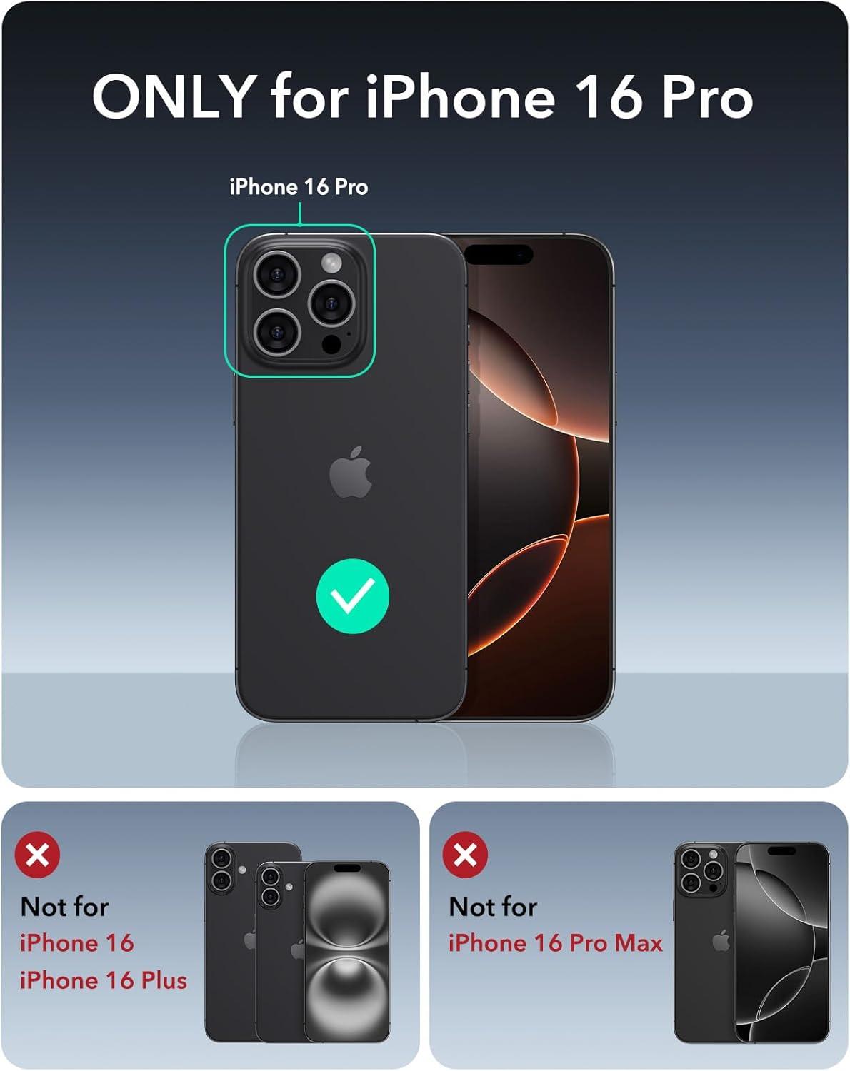 imageESR for iPhone 17 Pro Max Case with Stash Stand 7X MilitaryGrade Drop Protection with Camera Control ShockAbsorbing Phone Rugged Cover Compatible with MagSafe Accessories Cyber Series BlackACamera ControlBlack