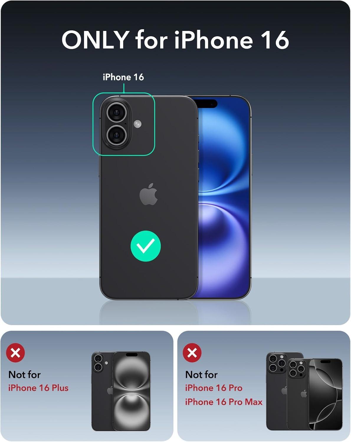 imageESR for iPhone 17 Pro Max Case with Stash Stand 7X MilitaryGrade Drop Protection with Camera Control ShockAbsorbing Phone Rugged Cover Compatible with MagSafe Accessories Cyber Series BlackACamera ControlBlack