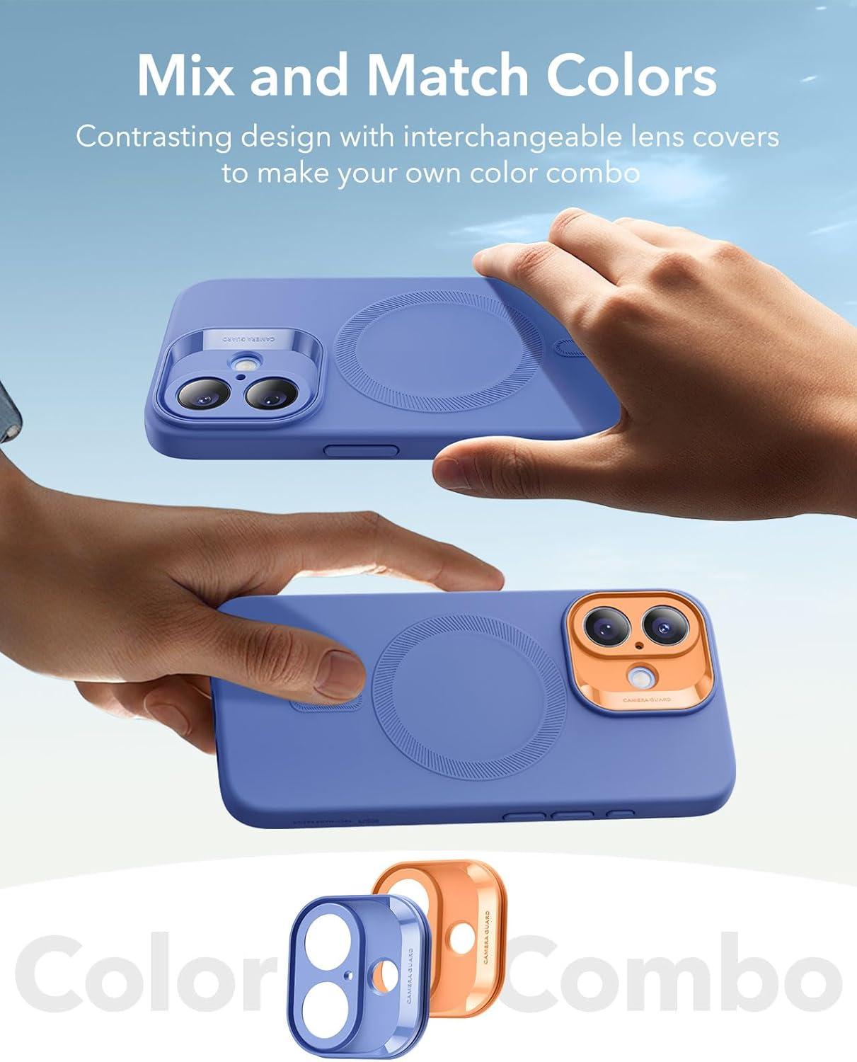 imageESR for iPhone Air Case Camera Control Compatible with MagSafe Shockproof MilitaryGrade Protection Magnetic Phone Case for iPhone 17 Air Case ClearCUltramarine