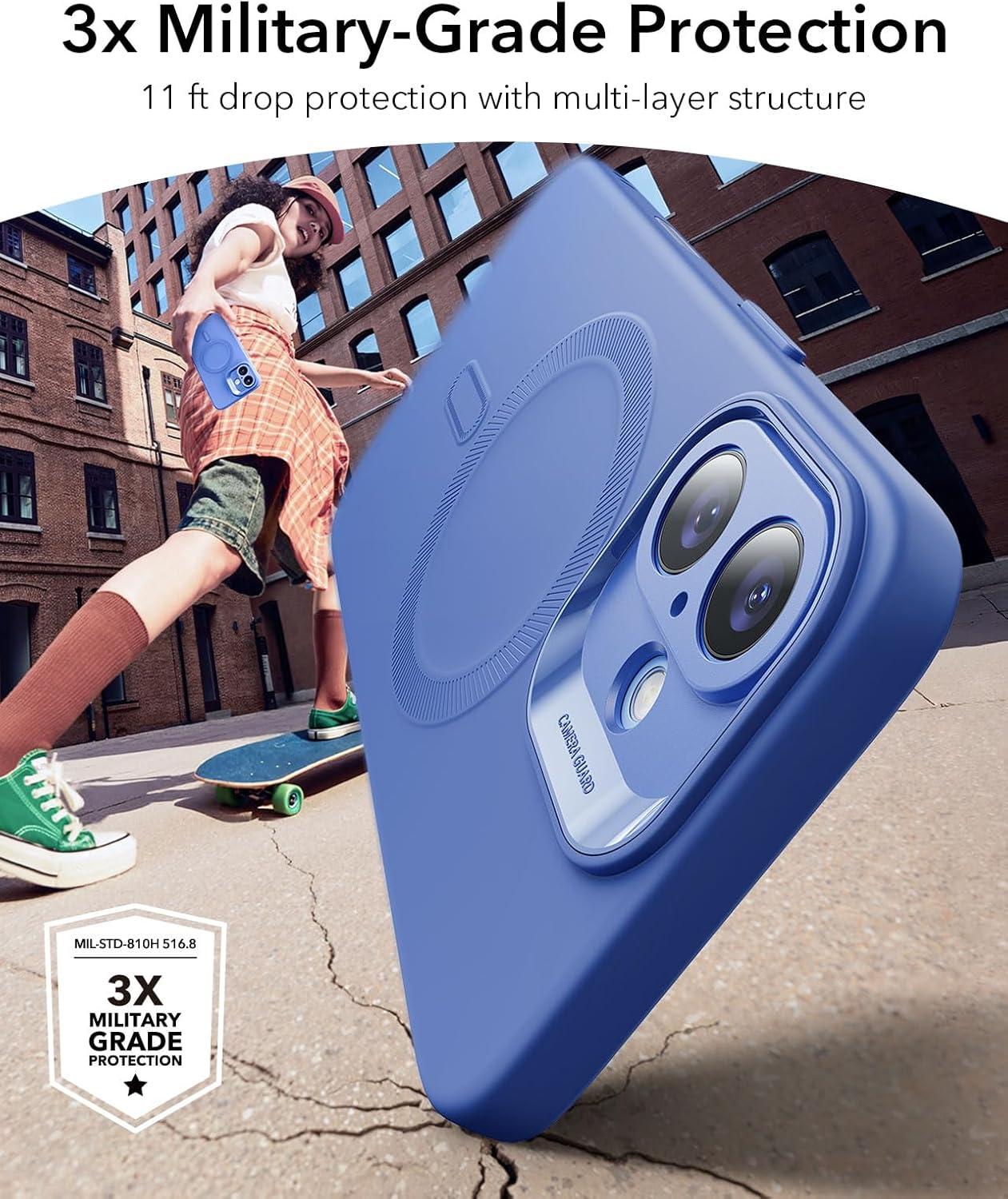 imageESR for iPhone Air Case Camera Control Compatible with MagSafe Shockproof MilitaryGrade Protection Magnetic Phone Case for iPhone 17 Air Case ClearCUltramarine