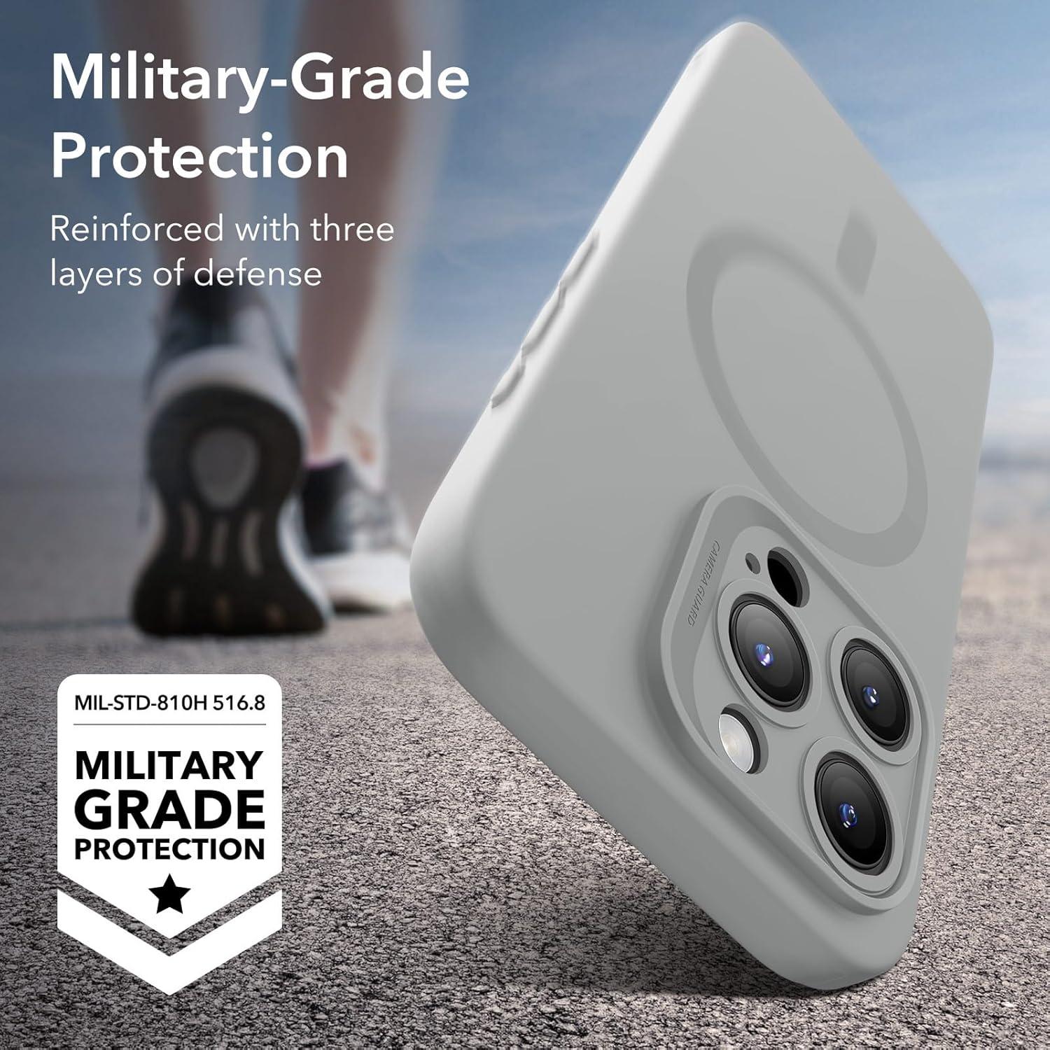 imageESR for iPhone Air Case Camera Control Compatible with MagSafe Shockproof MilitaryGrade Protection Magnetic Phone Case for iPhone 17 Air Case ClearGrey