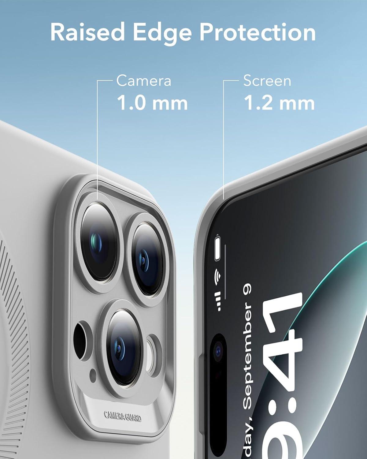 imageESR for iPhone Air Case Camera Control Compatible with MagSafe Shockproof MilitaryGrade Protection Magnetic Phone Case for iPhone 17 Air Case ClearGrey