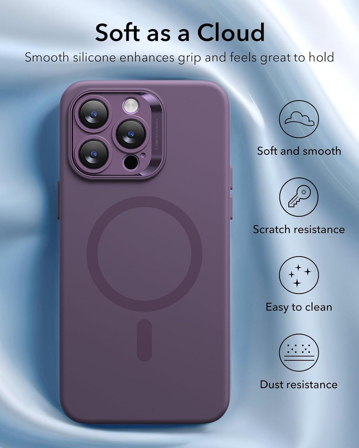 imageESR for iPhone Air Case Camera Control Compatible with MagSafe Shockproof MilitaryGrade Protection Magnetic Phone Case for iPhone 17 Air Case ClearPurple