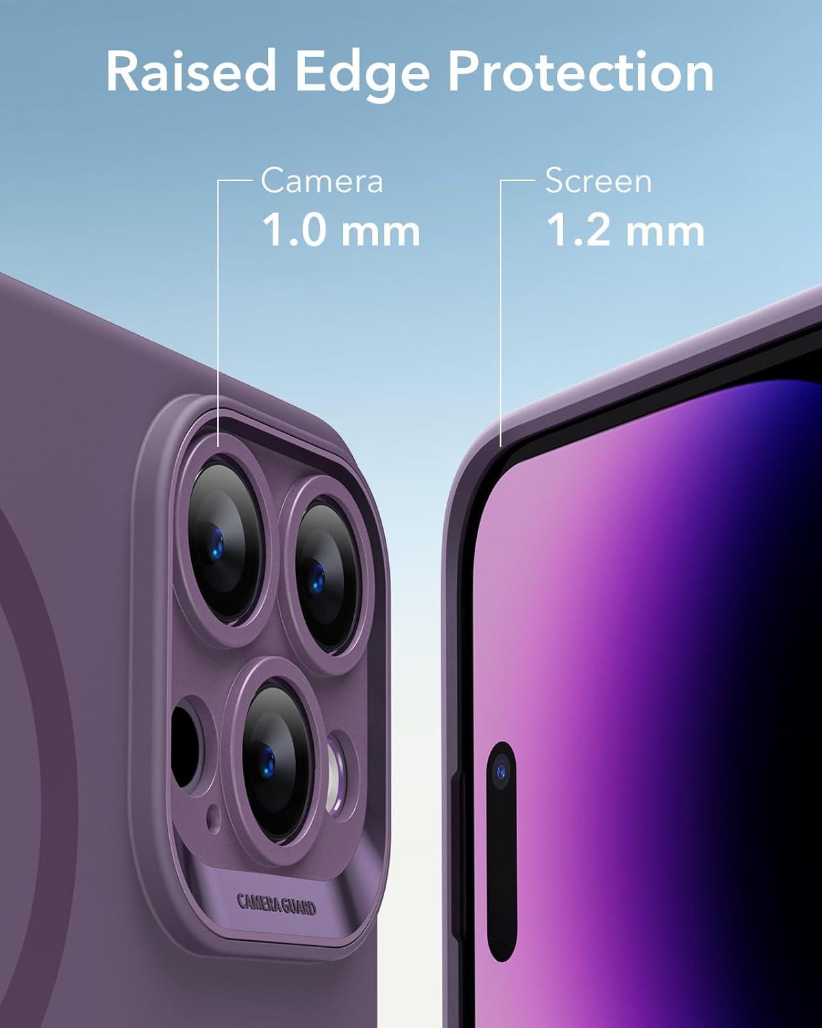 imageESR for iPhone Air Case Camera Control Compatible with MagSafe Shockproof MilitaryGrade Protection Magnetic Phone Case for iPhone 17 Air Case ClearPurple