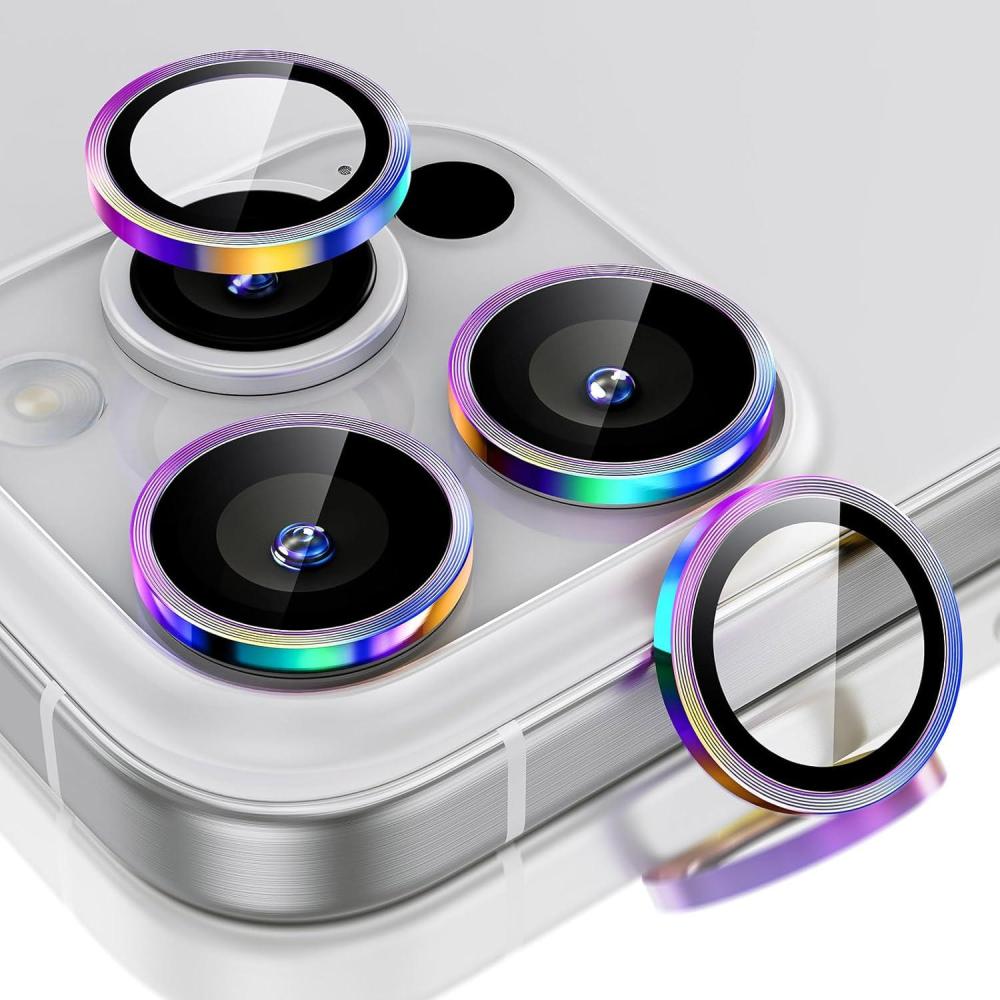 imageESR Camera Lens Protector for iPhone 17 Pro Max17 Pro16 Pro Max16 Pro15 Pro Max15 Pro14 Pro Max14 Pro Ultratough HD Individual Camera Protectors Ultrathin Tempered Glass 1 Pack BlackChromatic 2PACK