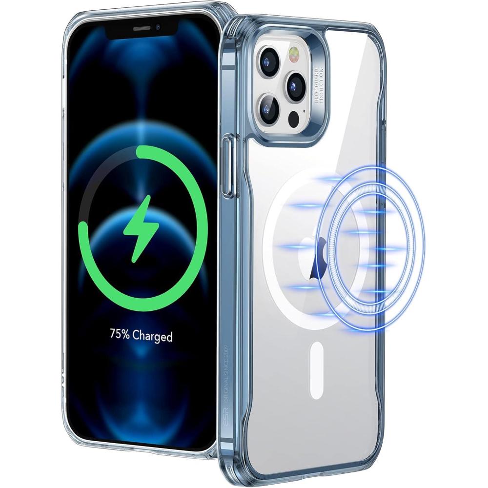 imageESR for iPhone Air Case Camera Control Compatible with MagSafe Shockproof MilitaryGrade Protection Magnetic Phone Case for iPhone 17 Air Case ClearBlue