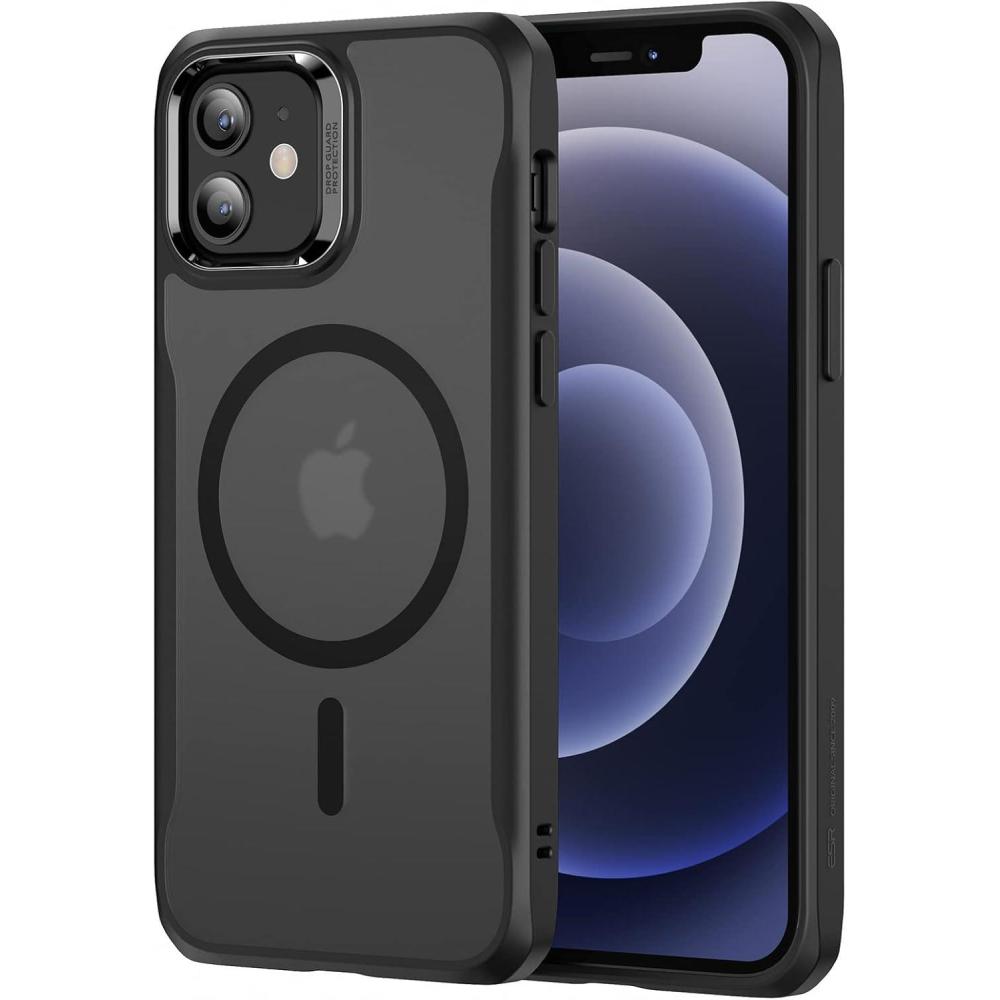 imageESR for iPhone Air Case Camera Control Compatible with MagSafe Shockproof MilitaryGrade Protection Magnetic Phone Case for iPhone 17 Air Case ClearCFrosted Black
