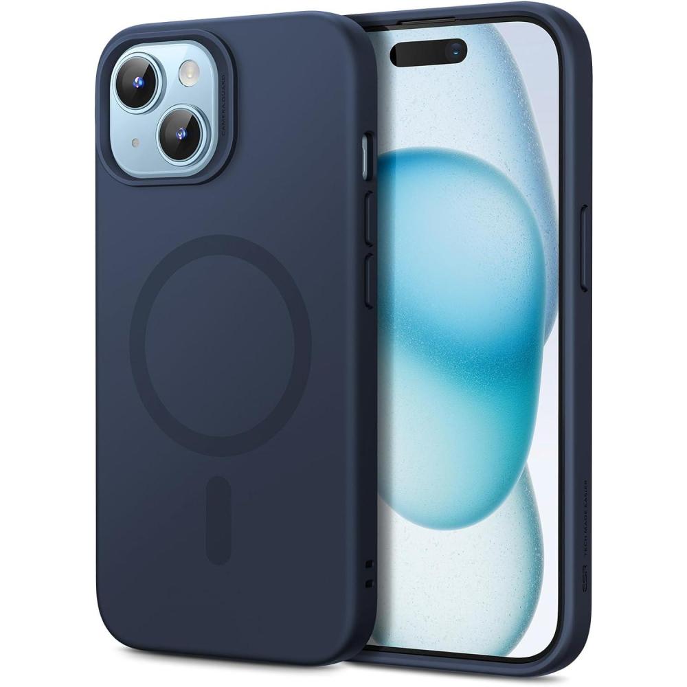 imageESR for iPhone Air Case Camera Control Compatible with MagSafe Shockproof MilitaryGrade Protection Magnetic Phone Case for iPhone 17 Air Case ClearDark Blue