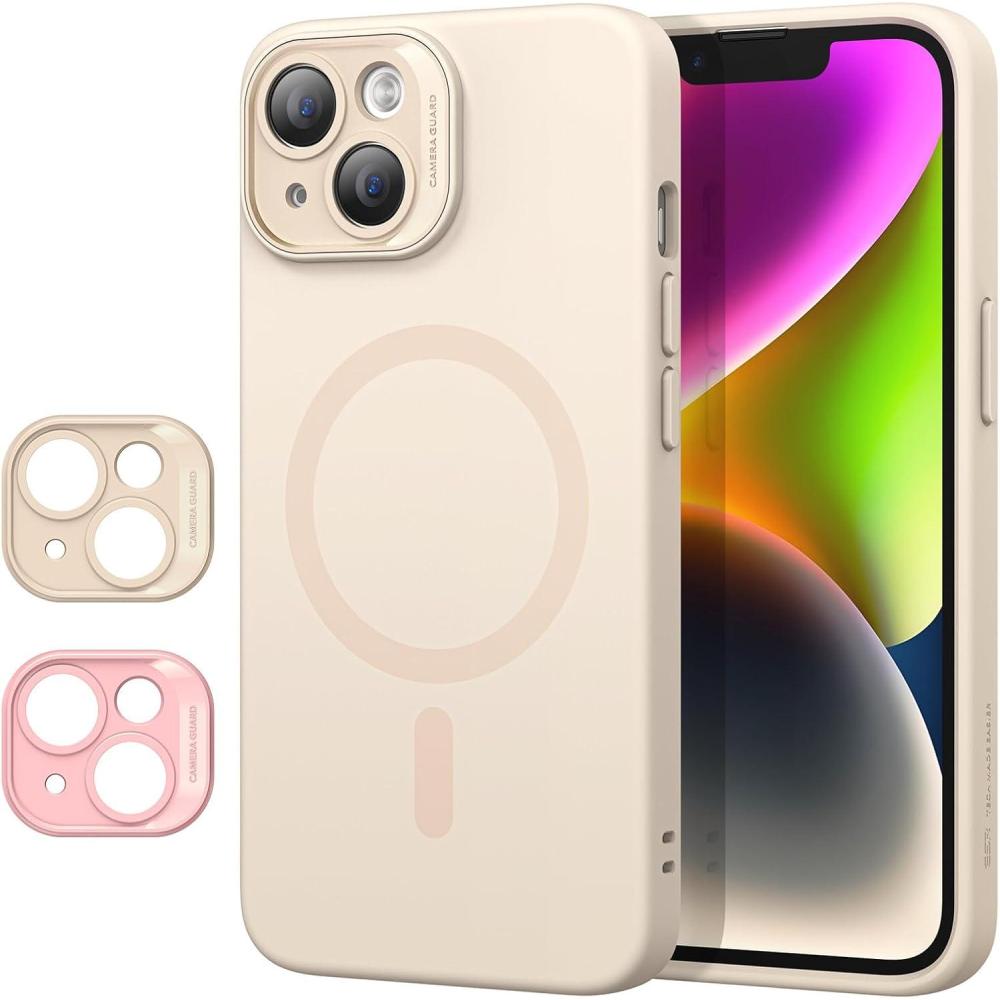 imageESR for iPhone Air Case Camera Control Compatible with MagSafe Shockproof MilitaryGrade Protection Magnetic Phone Case for iPhone 17 Air Case ClearLight Tan