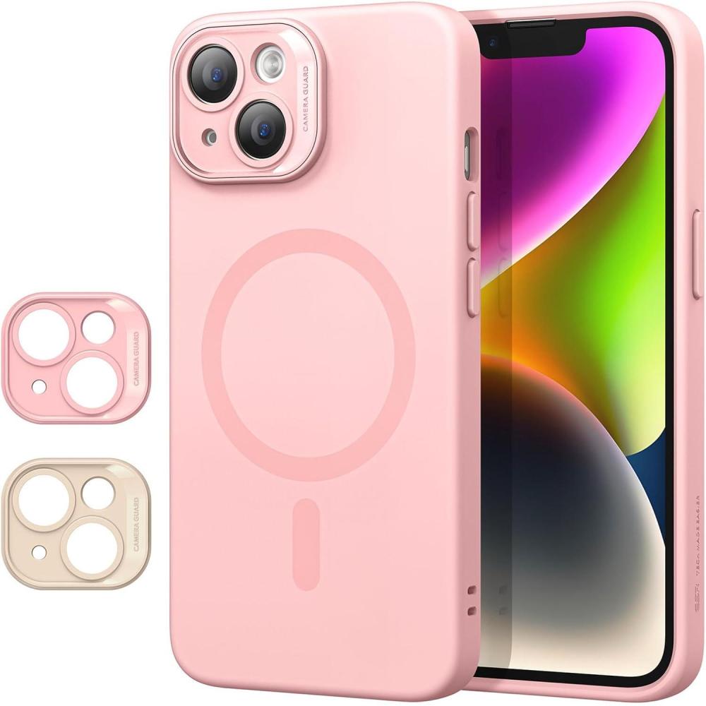imageESR for iPhone Air Case Camera Control Compatible with MagSafe Shockproof MilitaryGrade Protection Magnetic Phone Case for iPhone 17 Air Case ClearPink