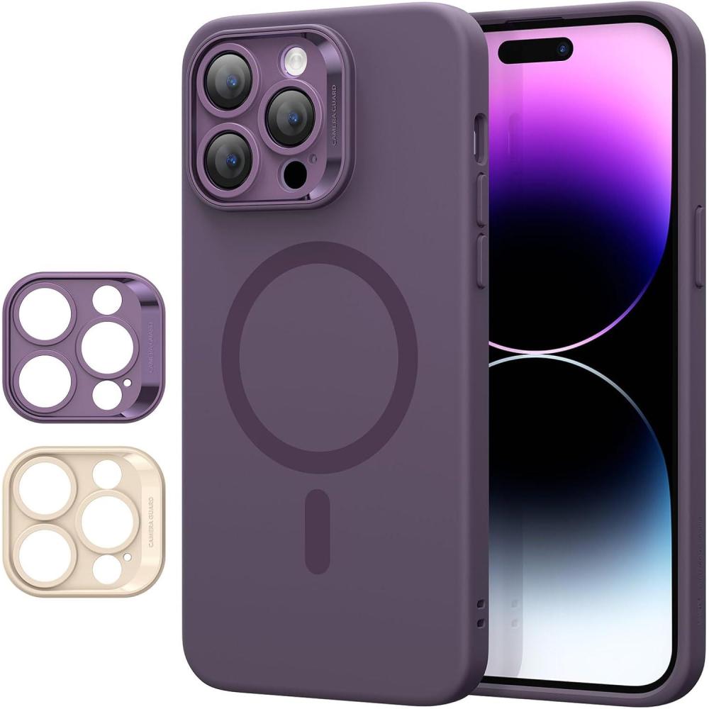 imageESR for iPhone Air Case Camera Control Compatible with MagSafe Shockproof MilitaryGrade Protection Magnetic Phone Case for iPhone 17 Air Case ClearPurple