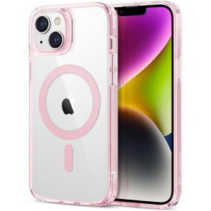 ESR for iPhone Air Case, Camera Control, Compatible with MagSafe, Shockproof Military-Grade Protection, Magnetic Phone Case for iPhone 17 Air Case, Clear(B-Clear Pink)