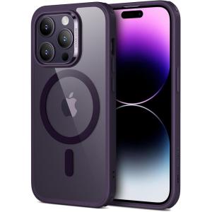 ESR for iPhone Air Case, Camera Control, Compatible with MagSafe, Shockproof Military-Grade Protection, Magnetic Phone Case for iPhone 17 Air Case, Clear(B-Clear Purple)