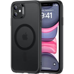 ESR for iPhone Air Case, Camera Control, Compatible with MagSafe, Shockproof Military-Grade Protection, Magnetic Phone Case for iPhone 17 Air Case, Clear(B-Frosted Black)