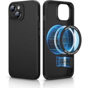ESR for iPhone Air Case, Camera Control, Compatible with MagSafe, Shockproof Military-Grade Protection, Magnetic Phone Case for iPhone 17 Air Case, Clear(Black)