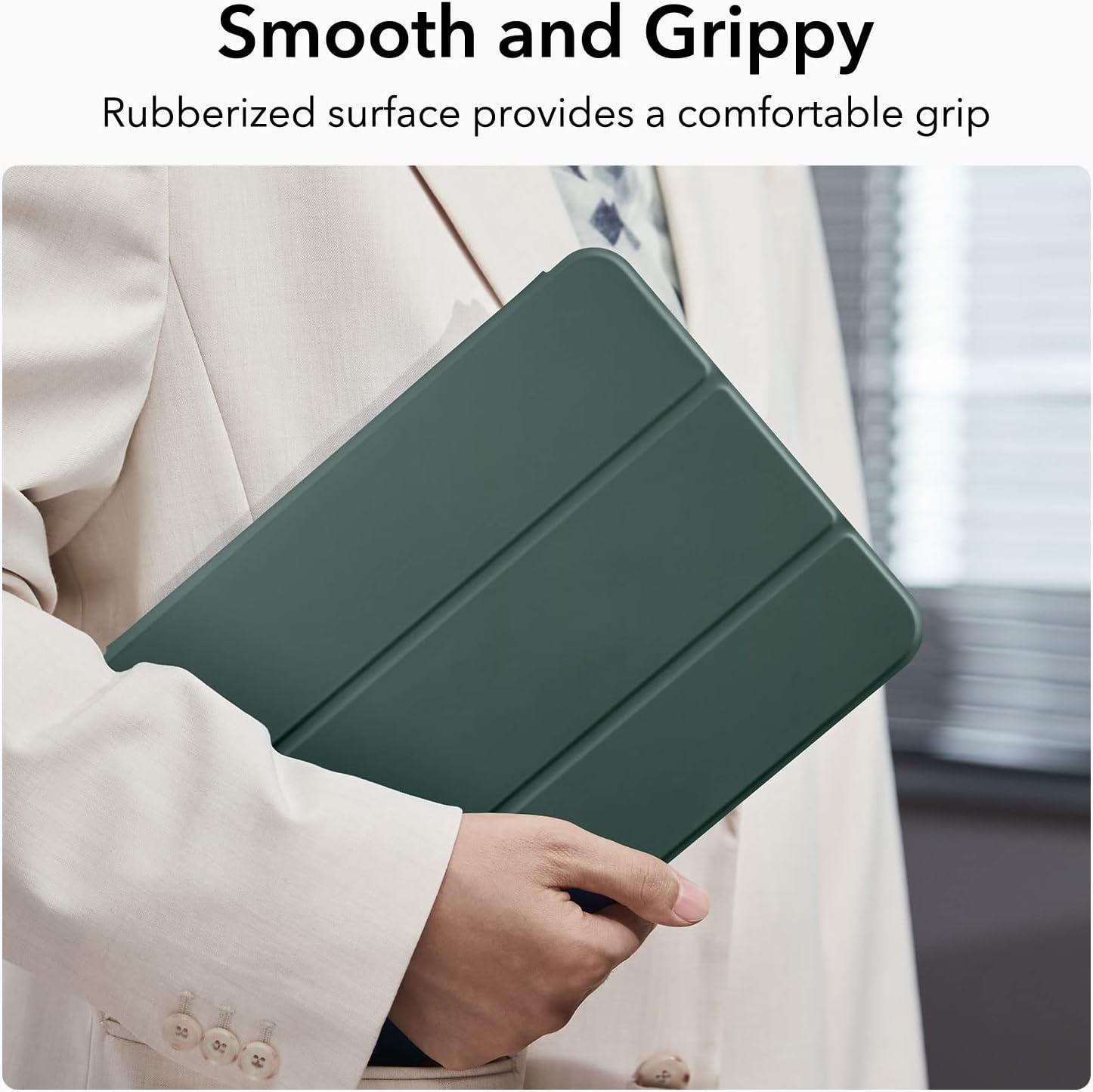 imageESR for iPad A16 11th10th Generation Case20252022109 Inch Convenient Magnetic Attachment TwoWay Trifold Stand Lightweight Protection Auto SleepWake Rebound Series BlackGreen