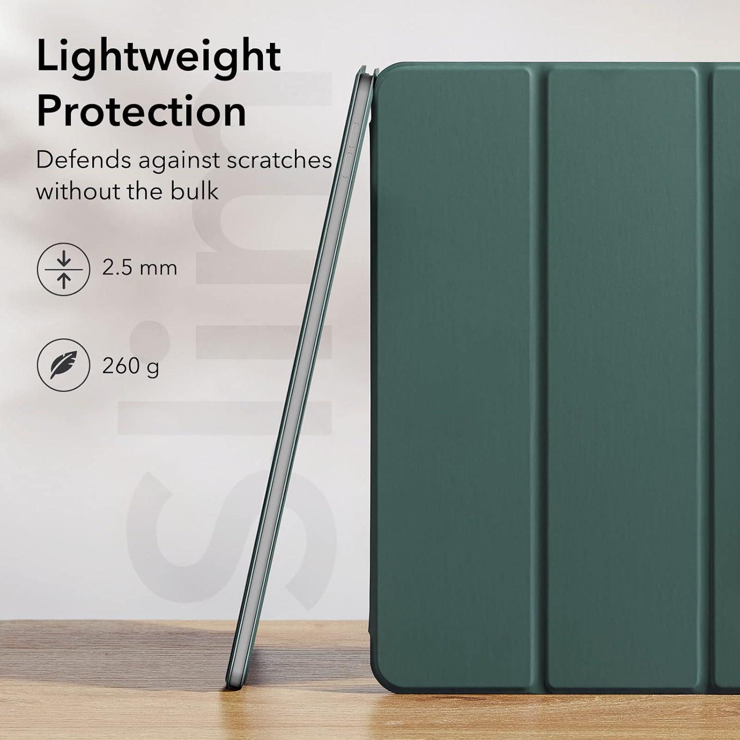 imageESR for iPad A16 11th10th Generation Case20252022109 Inch Convenient Magnetic Attachment TwoWay Trifold Stand Lightweight Protection Auto SleepWake Rebound Series BlackGreen