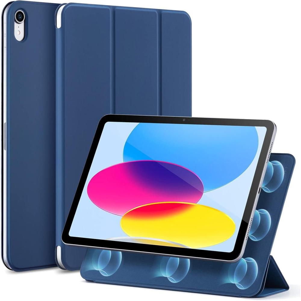imageESR for iPad A16 11th10th Generation Case20252022109 Inch Convenient Magnetic Attachment TwoWay Trifold Stand Lightweight Protection Auto SleepWake Rebound Series BlackBlue