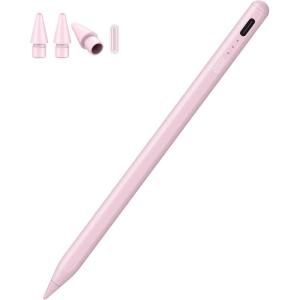 ESR Pencil (1st Generation) for iPad 2018-2025, Tilt Sensitivity, Palm Rejection, Compatible with iPad 11th(A16)/10th Generation,Air 11″/13″, Pro 11″/12.9″/13″,Mini 6/5, Black(Pink)