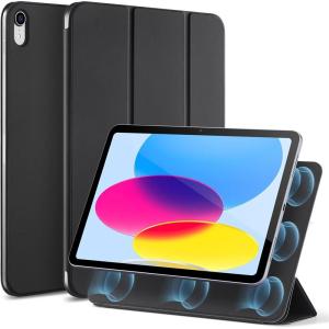ESR for iPad (A16) 11th/10th Generation Case(2025/2022,10.9 Inch), Convenient Magnetic Attachment, Two-Way Trifold Stand, Lightweight Protection, Auto Sleep/Wake, Rebound Series, Black(Black)