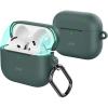imageESR for AirPods 4 Case HaloLock Compatible with AirPods 4th Generation Case 2024 USBC Compatible with MagSafe Full Drop Protection Cover with Carabiner Magnetic Lid Lock BlackGreen