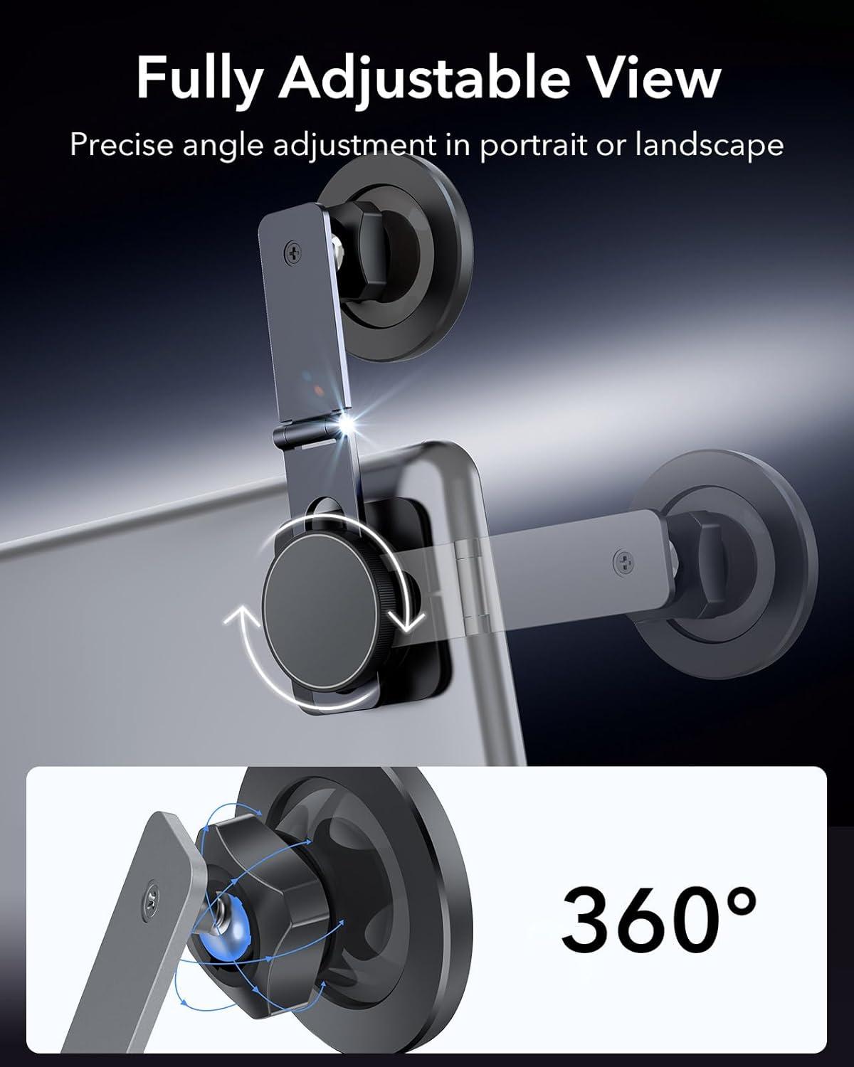 imageESR for MagSafe Car Mount Car Phone Holder Tesla Touchscreen Car Mount Magnetic Phone Holder for Car for iPhone 171616e15141312 S25 Pixel 10 Charging Not Supported2 Metal Rings IncludedDashboardTesla Car Mount