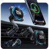 imageESR OmniLock Qi22 Certified 25W MagSafe Car Mount Charger with CryoBoost Phone Cooling MagSafe Car Charger 360 Rotatable Air Vent Magnetic Car Phone Holder for iPhone 1716 with iOS 26 BlackBlack