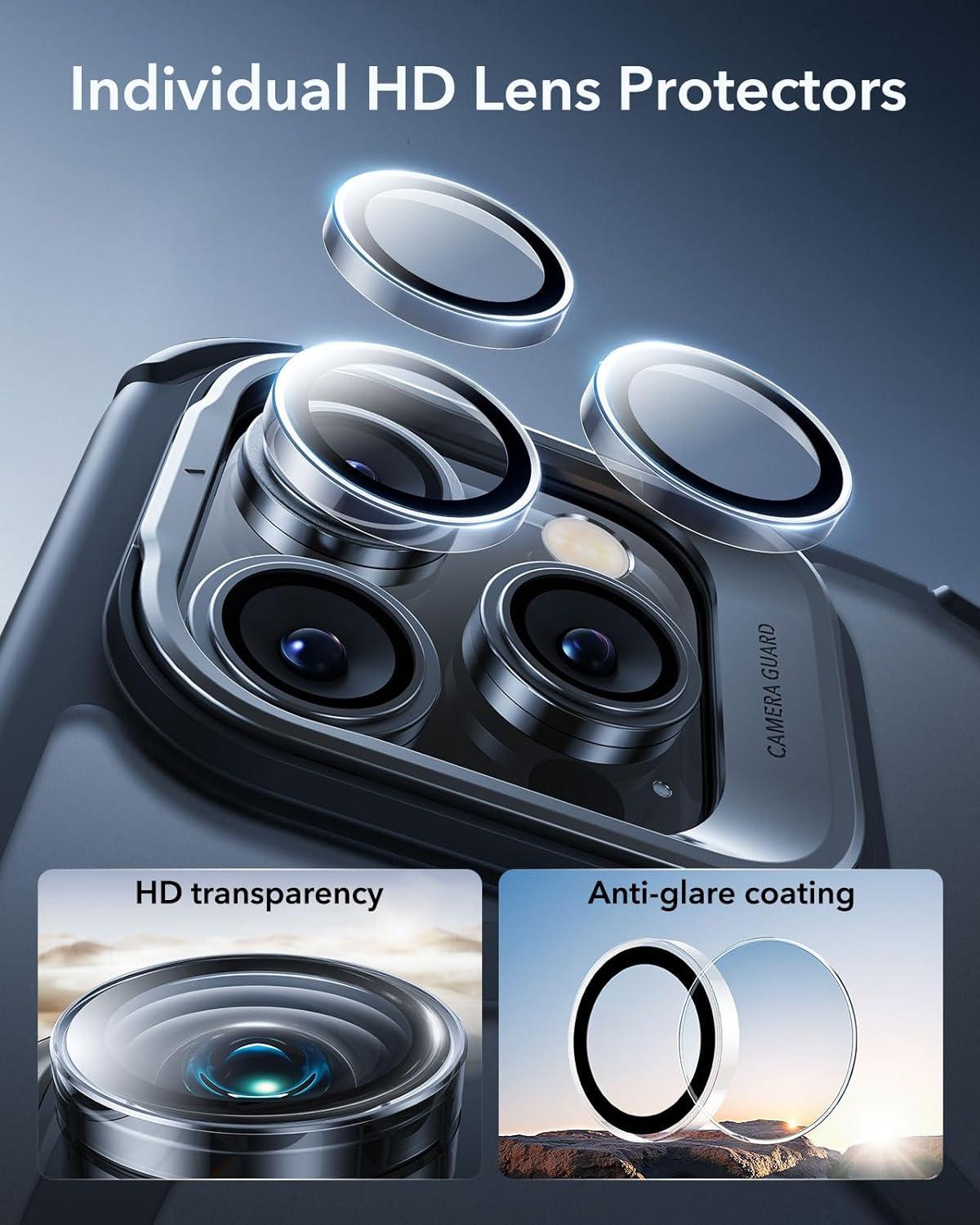 imageESR for iPhone 14 Pro Max Case with Stand Compatible with MagSafe FullBody MilitaryGrade Drop Proof Case with Builtin 9H Tempered Glass Screen Protector Armor Series Clear BlackFrosted Black Stand