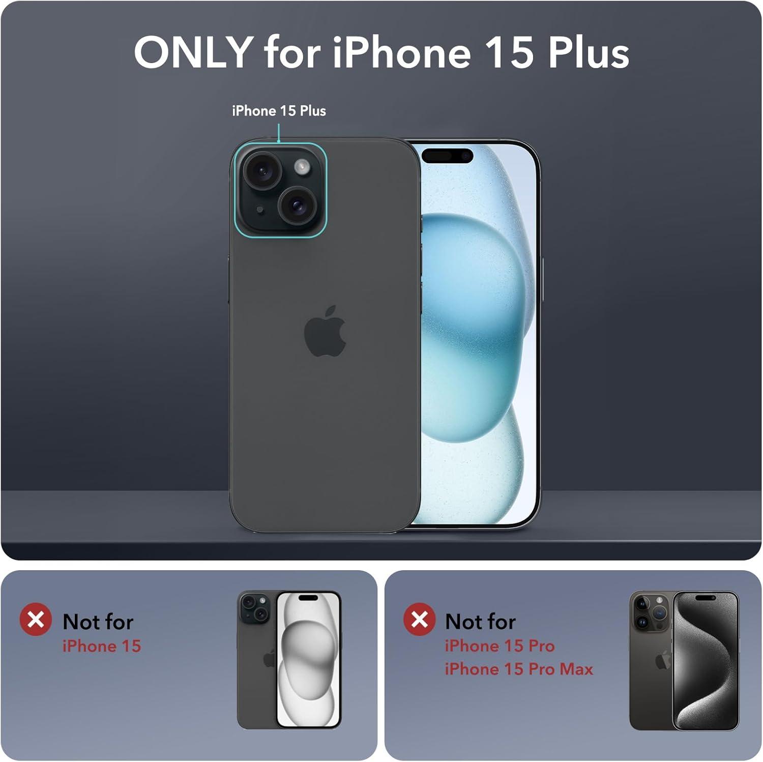 imageESR for iPhone 14 Pro Max Case with Stand Compatible with MagSafe FullBody MilitaryGrade Drop Proof Case with Builtin 9H Tempered Glass Screen Protector Armor Series Clear BlackClear Dark Blue Stand