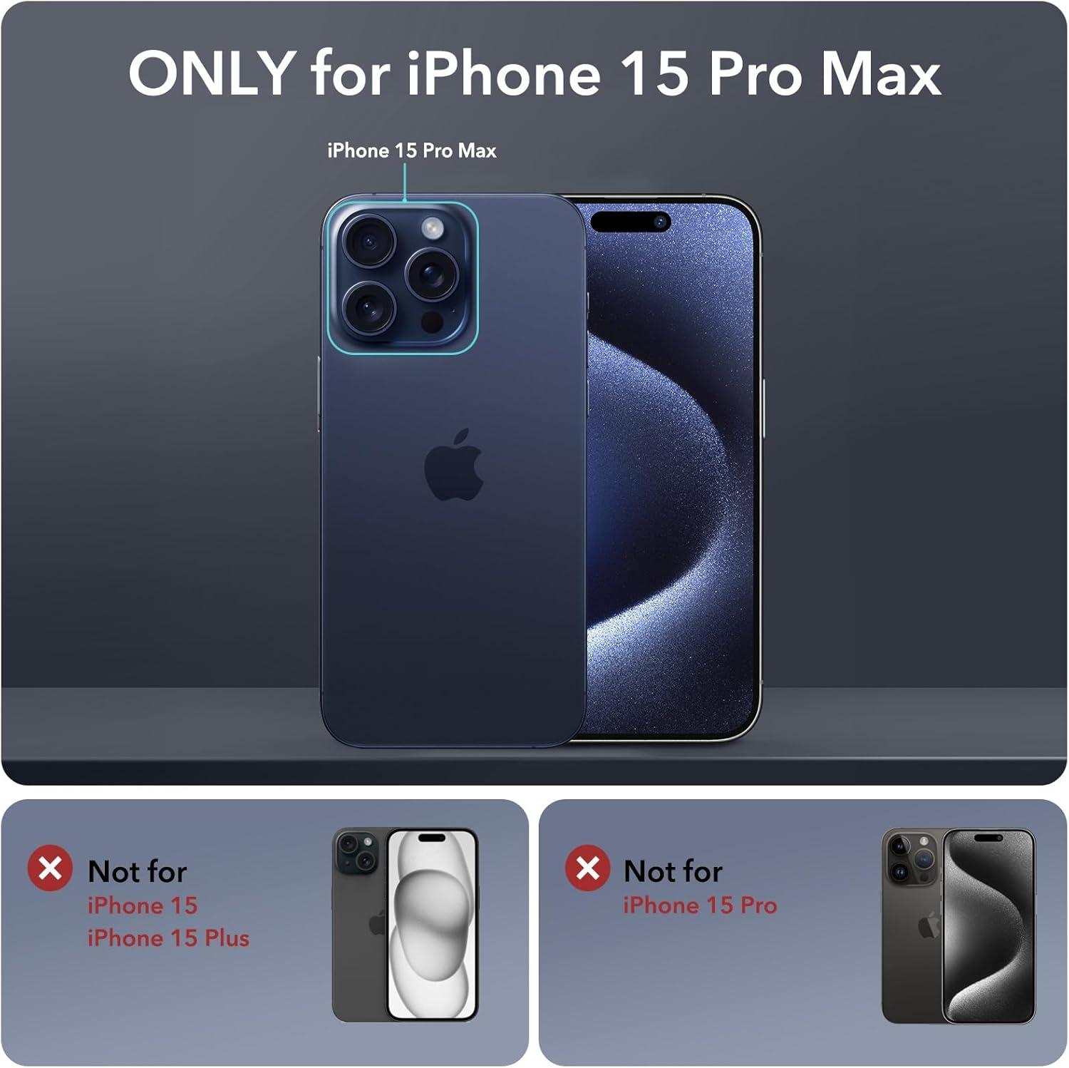 imageESR for iPhone 14 Pro Max Case with Stand Compatible with MagSafe FullBody MilitaryGrade Drop Proof Case with Builtin 9H Tempered Glass Screen Protector Armor Series Clear BlackClear Black Stand