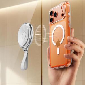 ESR for MagSafe Suction Mount, Sticky Phone Grip, Magnetic Phone Suction Grip, Silicone Suction Cup Phone Mount, Hands-Free Mirror Phone Holder for iPhone 17 16/Android/S25/Google, TikTok/Video, White(White)