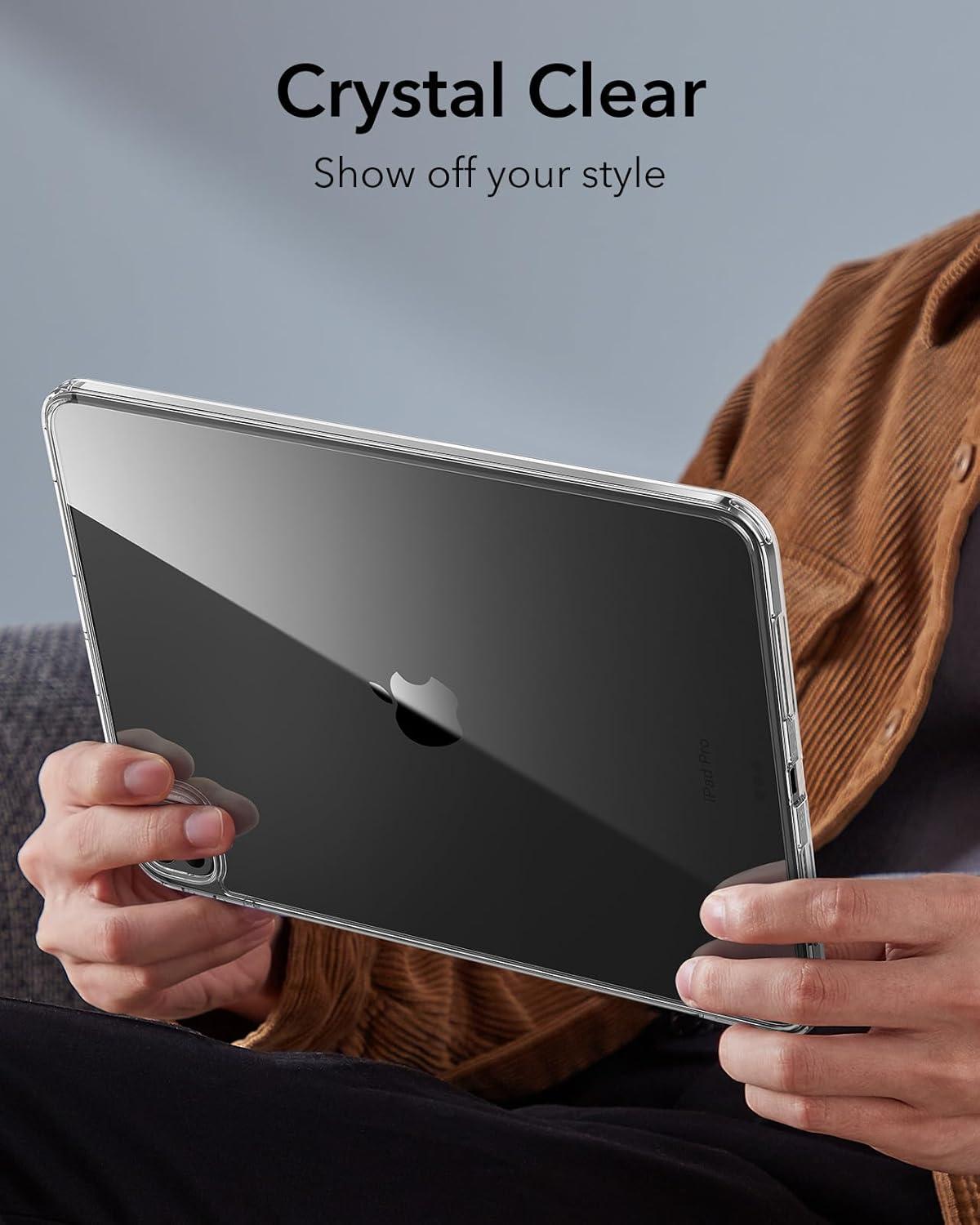 imageESR for iPad Pro 129 Case 129 inch iPad Pro case 20222021 6th5th Generation Thin and Lightweight Yellowing Resistant Hard Back Supports Pencil 2 Classic Series ClearClear