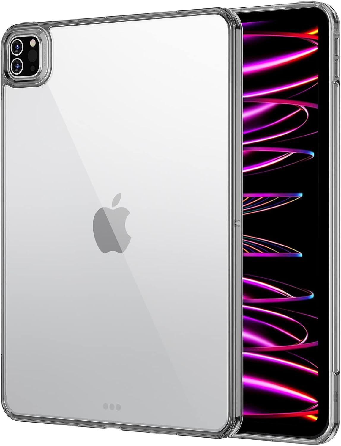 imageESR for iPad Pro 129 Case 129 inch iPad Pro case 20222021 6th5th Generation Thin and Lightweight Yellowing Resistant Hard Back Supports Pencil 2 Classic Series ClearClear Black