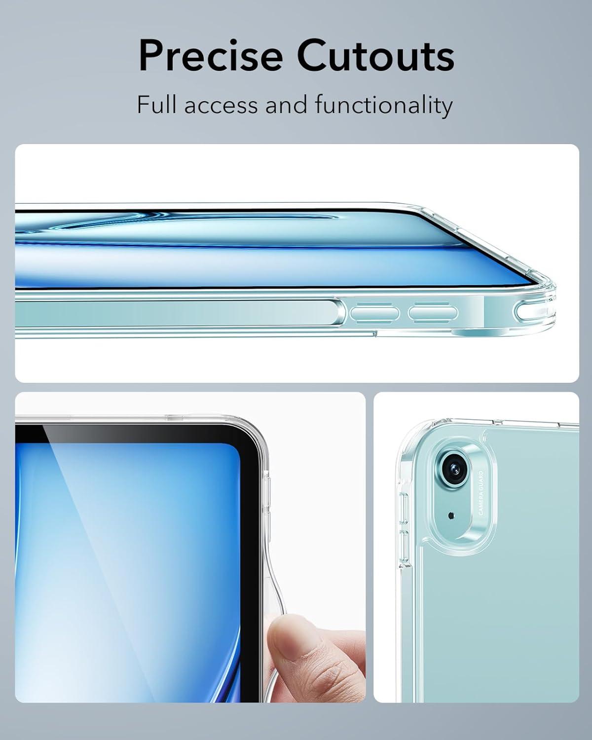 imageESR for iPad Pro 129 Case 129 inch iPad Pro case 20222021 6th5th Generation Thin and Lightweight Yellowing Resistant Hard Back Supports Pencil 2 Classic Series ClearClear