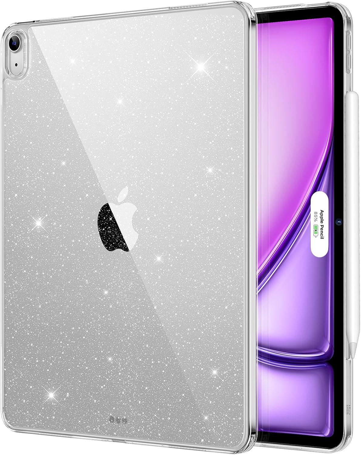 imageESR for iPad Pro 129 Case 129 inch iPad Pro case 20222021 6th5th Generation Thin and Lightweight Yellowing Resistant Hard Back Supports Pencil 2 Classic Series ClearClear Shimmer