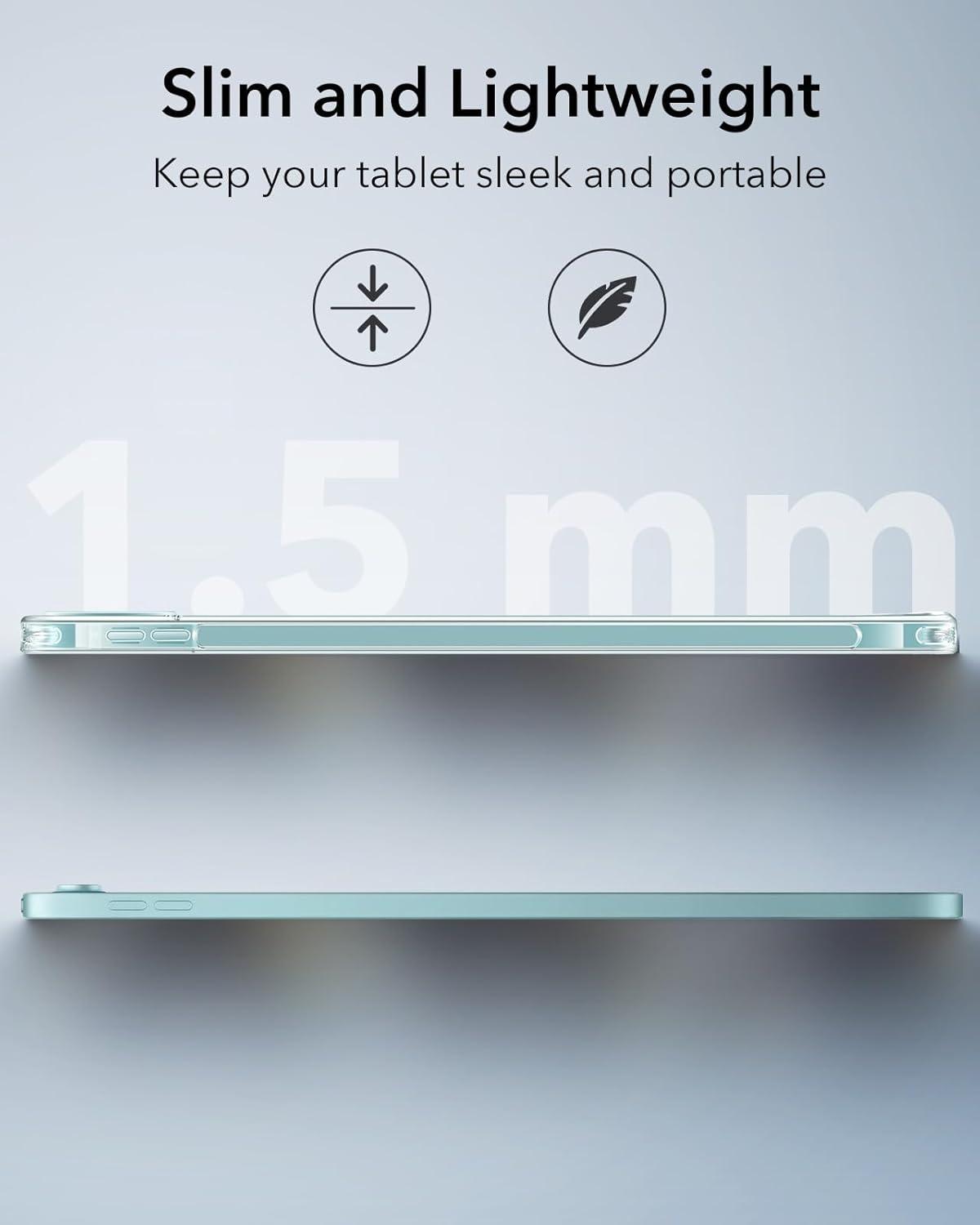 imageESR for iPad Pro 129 Case 129 inch iPad Pro case 20222021 6th5th Generation Thin and Lightweight Yellowing Resistant Hard Back Supports Pencil 2 Classic Series ClearClear