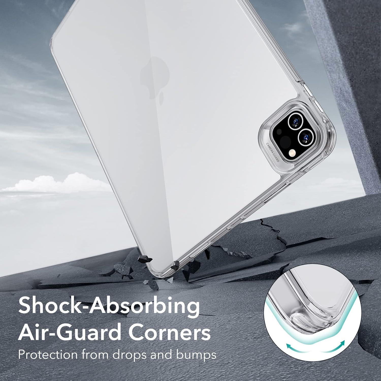 imageESR for iPad Pro 129 Case 129 inch iPad Pro case 20222021 6th5th Generation Thin and Lightweight Yellowing Resistant Hard Back Supports Pencil 2 Classic Series ClearClear