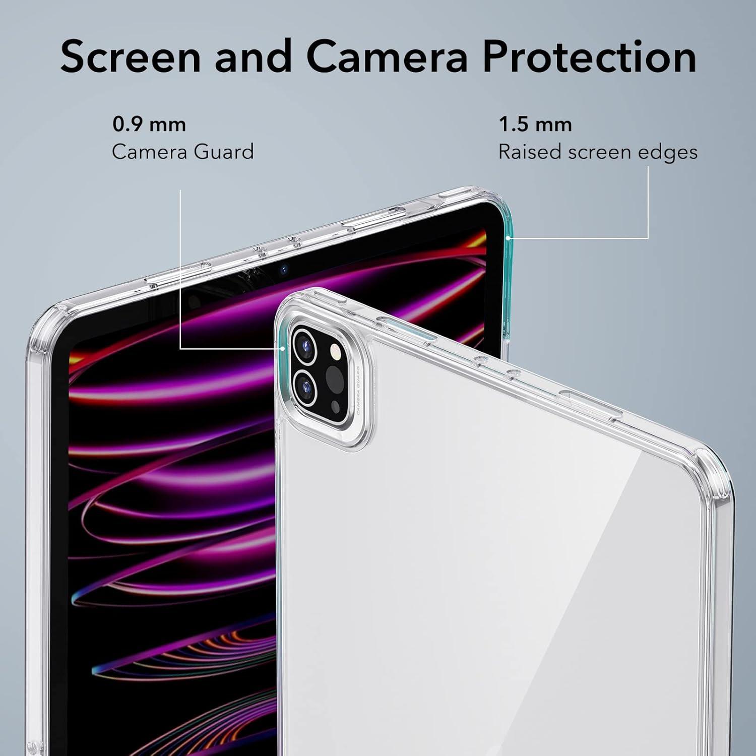 imageESR for iPad Pro 129 Case 129 inch iPad Pro case 20222021 6th5th Generation Thin and Lightweight Yellowing Resistant Hard Back Supports Pencil 2 Classic Series ClearClear