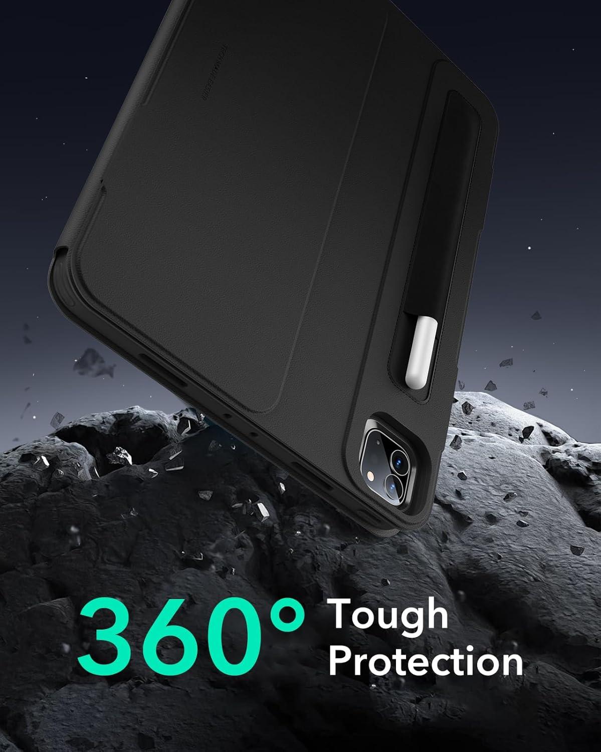 imageESR for iPad Pro 129 Case 6th5th Generation 20222021 Removable Magnetic Cover Adjustable PortraitLandscape Stand with Raised Display View 9 Standing Angles Shift Series BlackBlack