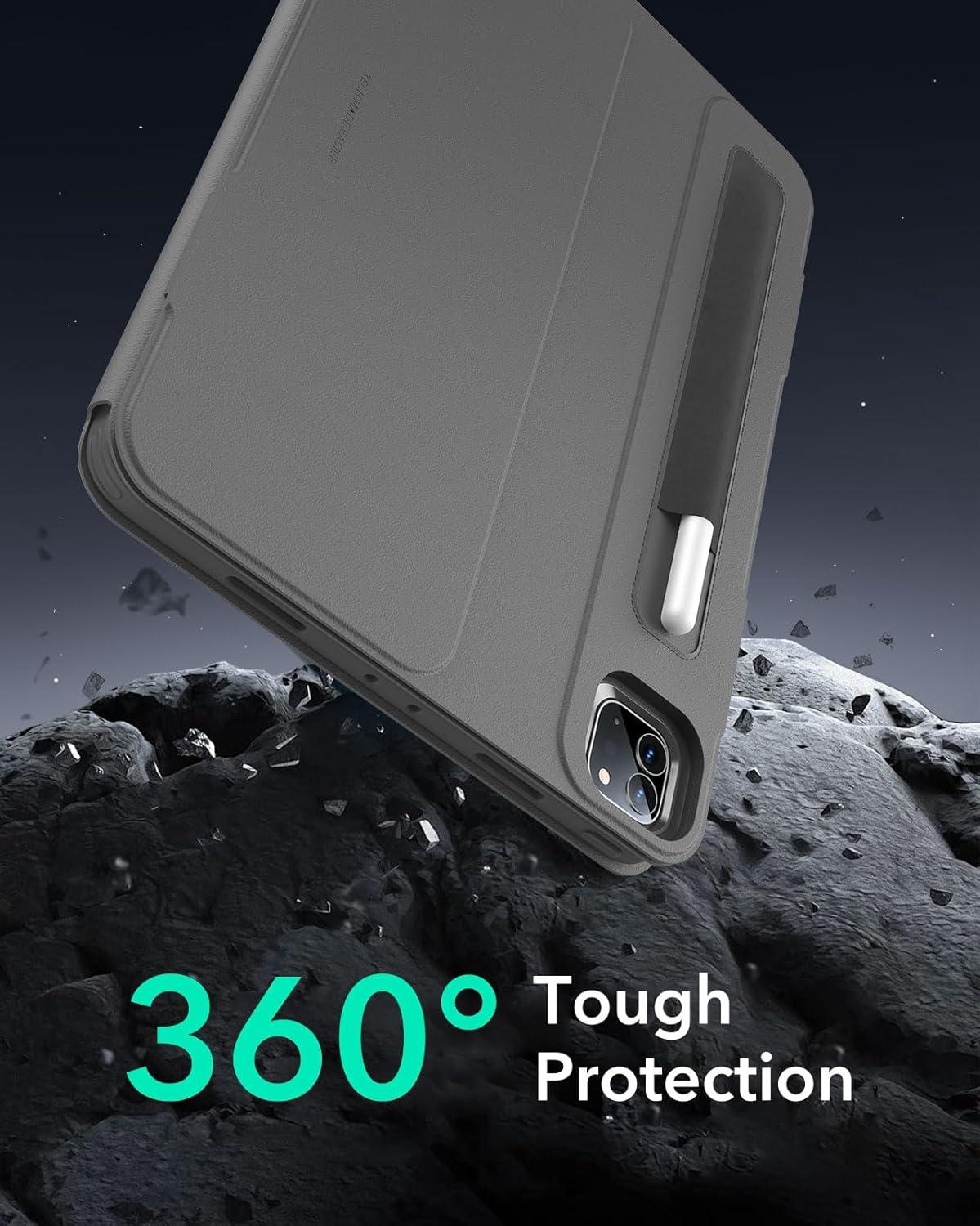 imageESR for iPad Pro 129 Case 6th5th Generation 20222021 Removable Magnetic Cover Adjustable PortraitLandscape Stand with Raised Display View 9 Standing Angles Shift Series BlackGrey