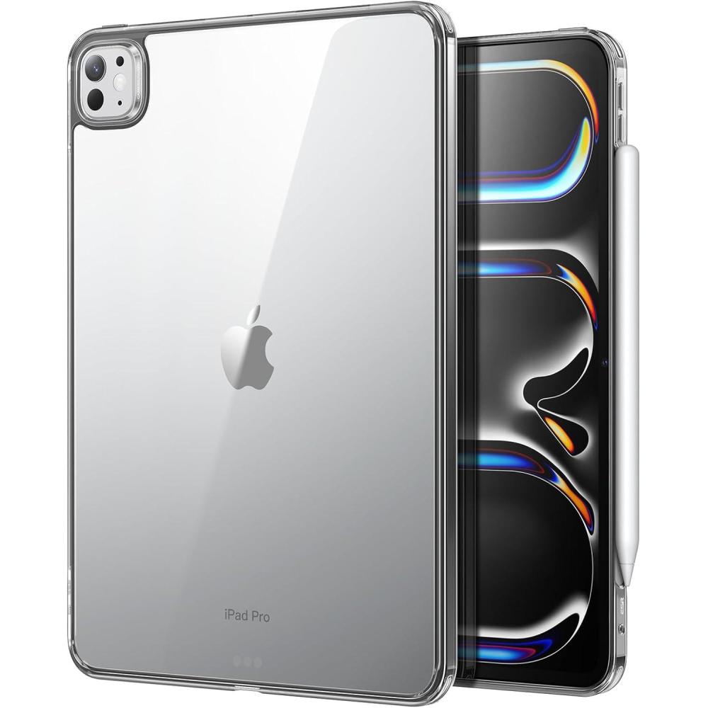 imageESR for iPad Pro 129 Case 129 inch iPad Pro case 20222021 6th5th Generation Thin and Lightweight Yellowing Resistant Hard Back Supports Pencil 2 Classic Series ClearClear Black