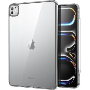 ESR for iPad Pro 12.9 Case, 12.9 inch iPad Pro case (2022/2021, 6th/5th Generation), Thin and Lightweight, Yellowing Resistant, Hard Back, Supports Pencil 2, Classic Series, Clear(Clear Black)