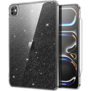 ESR for iPad Pro 12.9 Case, 12.9 inch iPad Pro case (2022/2021, 6th/5th Generation), Thin and Lightweight, Yellowing Resistant, Hard Back, Supports Pencil 2, Classic Series, Clear(Clear Shimmer)