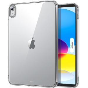 ESR for iPad (A16) 11th/10th Generation Case(2025/2022), Thin and Lightweight, Yellowing Resistant, Hard Acrylic Back, Air-Guard Corners, Flexible Frame, Classic Hybrid Back Cover, Clear(Black Clear)