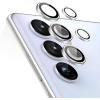 imageESR for Samsung Galaxy S22 Ultra Camera Lens Protector Samsung S22 Ultra Accessories ScratchResistant Tempered Glass Aluminum Edging 1 Set Sliver
