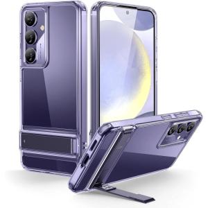 ESR for Samsung Galaxy S22 Ultra Phone Case, 3 Stand Modes Kickstand for S22 Ultra Cover, Military-Grade Drop Protection, Slim Fit, Boost Series Case, Clear(Boost-ClearPurple)