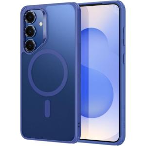 ESR for Samsung S24 Ultra Case, Compatible with MagSafe, Magnetic Case for Samsung Galaxy S24 Ultra, Military-Grade Protection, Yellowing Resistant, Classic Series, Clear Black | Yellowing Resistant, Classic Series(Frosted Blue)