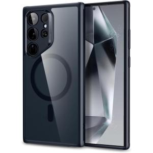 ESR for Samsung S24 Ultra Case, Compatible with MagSafe, Magnetic Case for Samsung Galaxy S24 Ultra, Military-Grade Protection, Yellowing Resistant, Classic Series, Clear Black | Yellowing Resistant, Classic Series(Clear Black)